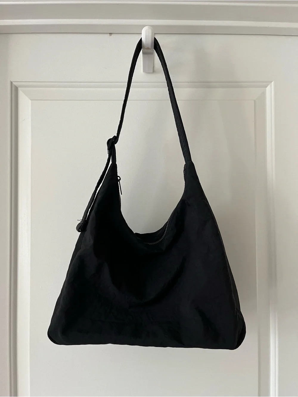 Black Nylon Shoulder Bag